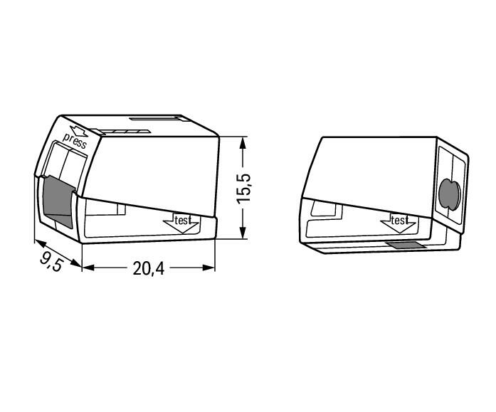 WAGO Lighting Connectors (Box of 100)