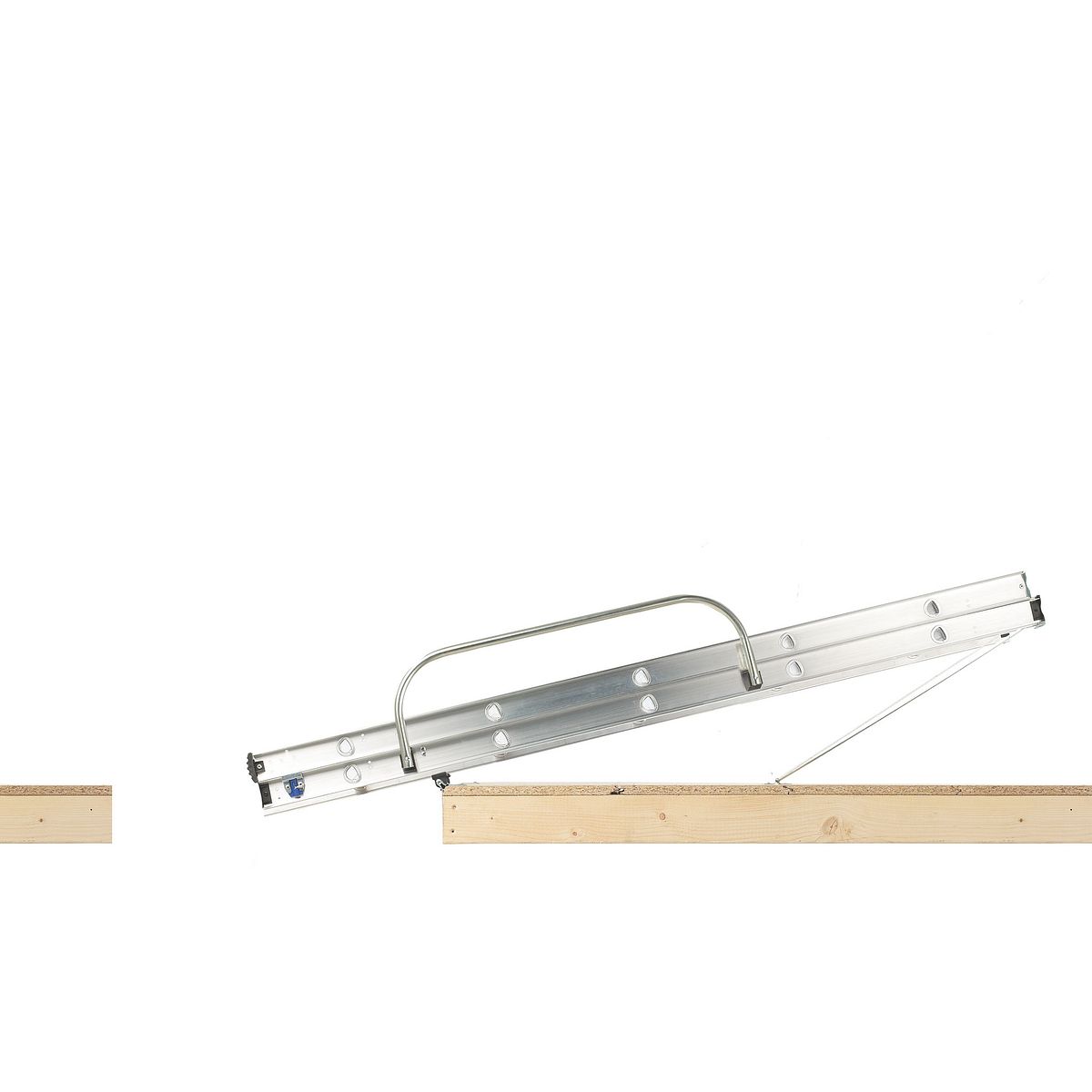 Werner 2-Section Aluminium Loft Ladder & Handrail