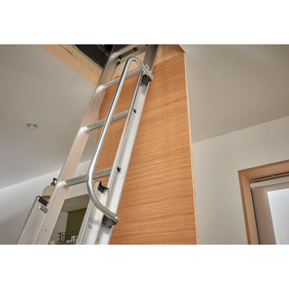 Werner 2-Section Aluminium Loft Ladder & Handrail