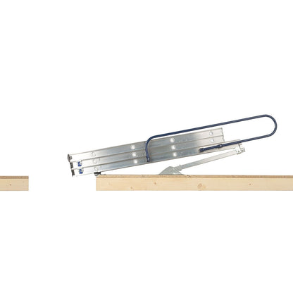 Werner 3-Section Aluminium Loft Ladder & Handrail - Easy Stow