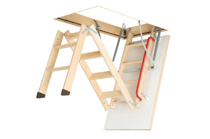 Fakro LWK Komfort 3-Section Wooden Loft Ladder