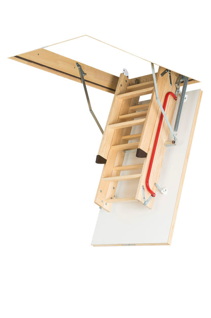 Fakro LWK Komfort 3-Section Wooden Loft Ladder