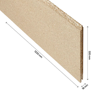 Chipboard Tongue & Groove Loft Boards 18mm – Recycled (Pack of 3)